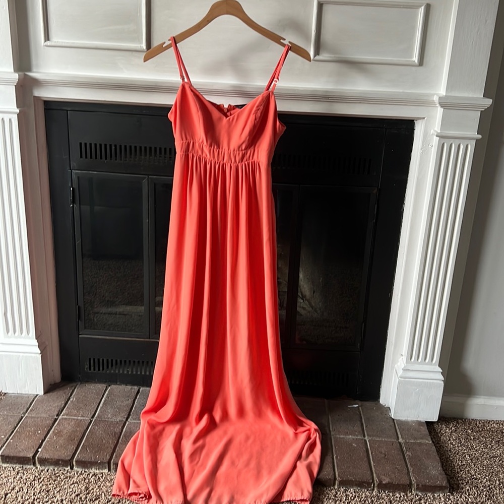 Peach Maxi Dress